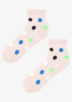 Bawełniane skarpetki damskie w groszki SC Dots 3 Marilyn