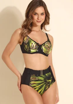 Biustonosz kąpielowy miękki dla dużych biustów - Tropical