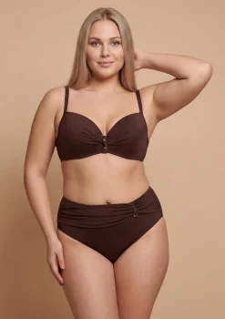 Biustonosz kąpielowy z usztywnianymi miskami modelujący biust - Bella Mare