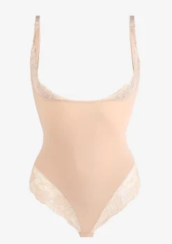 Body wygładzające modelujące beżowe Modeling Poupee Marilyn