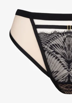 Figi damskie brazyliany z fantazyjną koronką tiulowe Avril Poupee Marilyn