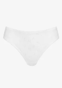 Figi damskie klasyczne z delikatnym wzorem off white Noe 02 Poupee Marilyn