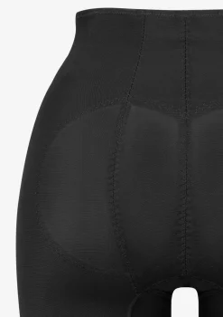 Figi damskie modelujące z wydłużoną nogawką czarne Margott Poupee Marilyn