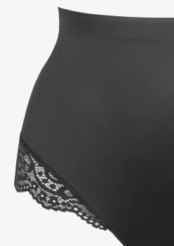 Figi damskie subtelnie modelujące z koronką Panty Excellent Poupee Marilyn