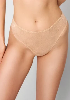 Figi damskie typu brazyliany z żakardowym przodem Honey Poupee Marilyn
