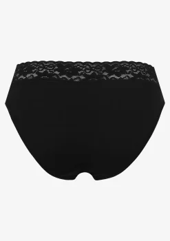 Klasyczne figi damskie z koronkową gumką Infinity Poupee Marilyn