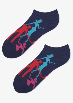 Kolorowe stopki męskie z tańczącymi ludźmi Footies Men Dance Marilyn