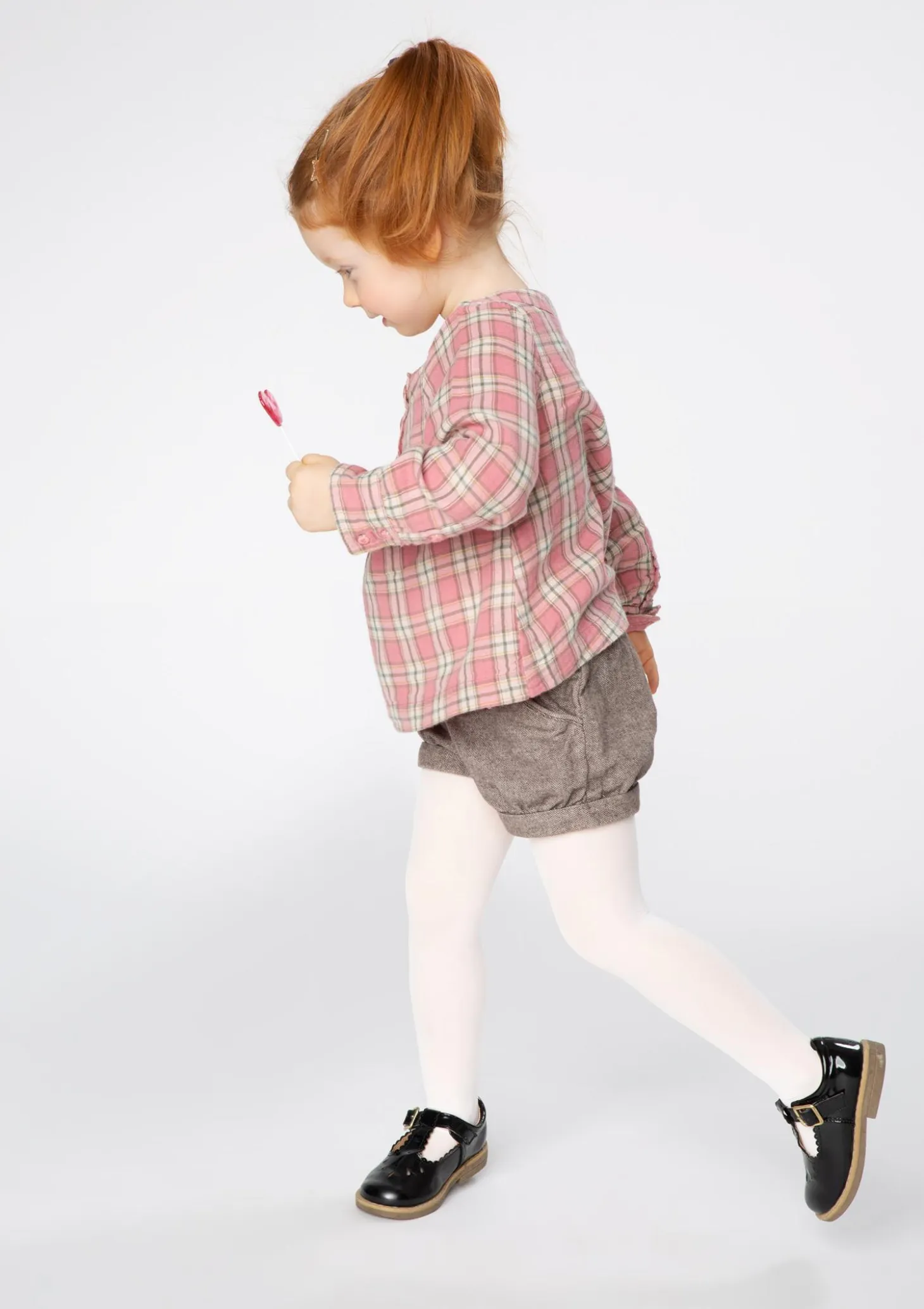 Kryjące Rajstopy Dziecięce Pippi 40 3d White Marilyn
