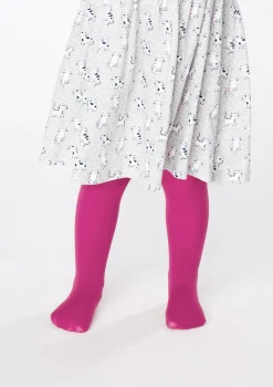 Kryjące Rajstopy Dziecięce Pippi 40 3d Dark Pink Marilyn