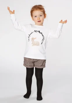Kryjące Rajstopy Dziecięce Pippi 40 3d Black Marilyn