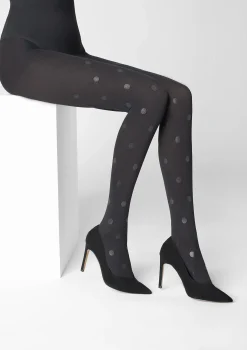 Kryjące rajstopy w kropki Emmy dots T09 Marilyn