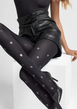 Kryjące rajstopy w kropki Emmy dots T09 Marilyn