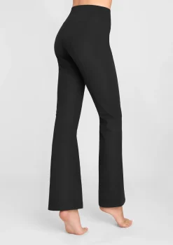 Legginsy damskie typu dzwony z efektownym rozcięciem 853 Flared Marilyn