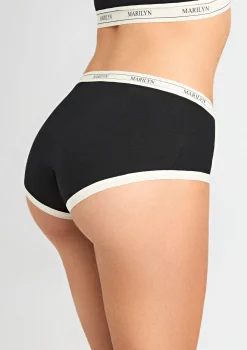 Majtki panty z bawełny organicznej z szerszym wycięciem i elastyczną gumką Karen