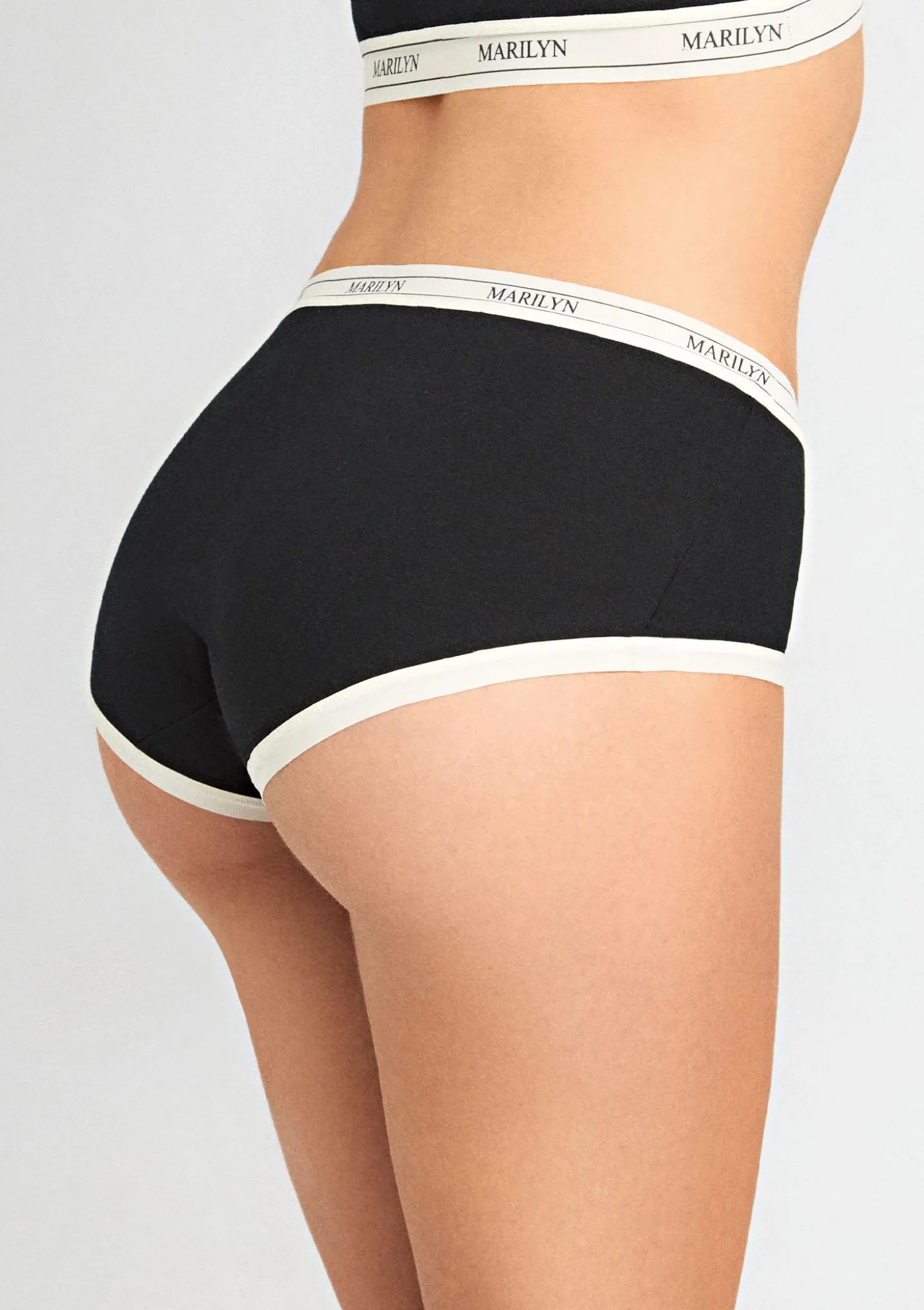 Majtki panty z bawełny organicznej z szerszym wycięciem i elastyczną gumką Karen
