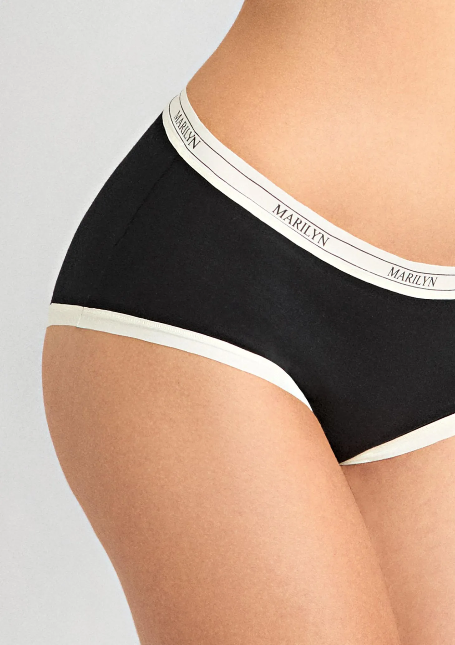 Majtki panty z bawełny organicznej z szerszym wycięciem i elastyczną gumką Karen