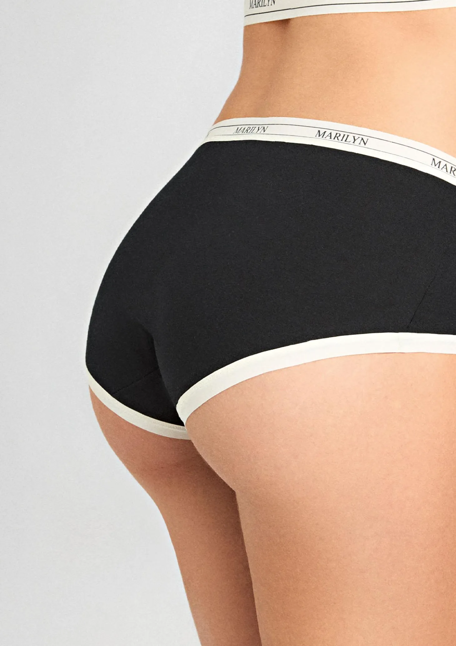 Majtki panty z bawełny organicznej z szerszym wycięciem i elastyczną gumką Karen