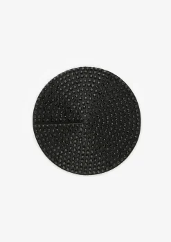 Nasutniki damskie z satyny i czarnych kryształków Black Crystal Poupee Marilyn