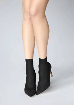 Skarpetki damskie Micro Socks czarne 40 Den Marilyn