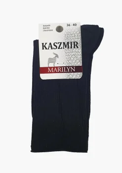 Skarpetki damskie prążkowane ciepłe i wygodne - Cashmere Dreams