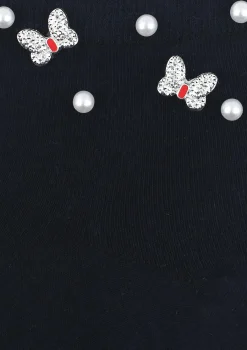 Skarpetki damskie z motylkami Cotton Shiny Butterflies Marilyn