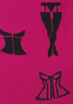 Skarpetki damskie z nadrukiem bielizny SL Lingerie Marilyn