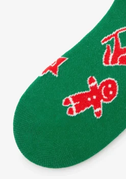 Skarpetki damskie z urokliwym wzorem pierników i świątecznych ozdób Christmas Cookies Marilyn