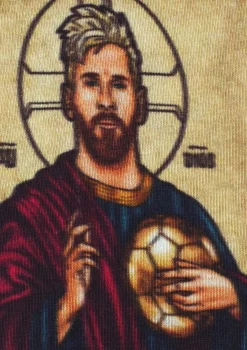 Skarpetki męskie bawełniane ze znanym piłkarzem Men Special Goat Marilyn