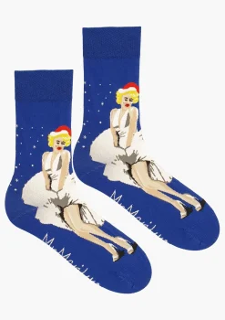 Skarpetki męskie świąteczne w stylu pop-art - Christmass