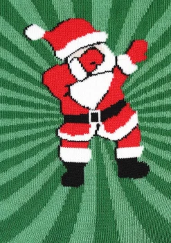 Skarpetki męskie z tańczącym świętym Mikołajem Men Santa Dance Marilyn