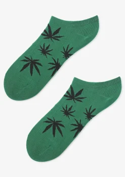 Skarpetki stopki damskie w liście Footies Weed Marilyn