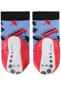 Skarpetki Ze Skórzaną Podeszwą Home Socks Chłopięce Marilyn