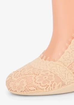 Stopki damskie koronkowe cieliste 2pak - Comfort Lace