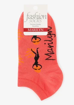 Stopki damskie w radosnej kolorystyce i grafice Summer Dance Marilyn