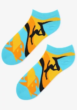 Stopki męskie bawełniane z postacią na desce Footies Men Surfer Marilyn