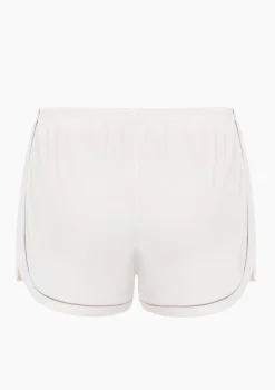 Szorty piżamowe z ekologicznego włókna tencel wiązane w pasie i luźnym kroju Hannah