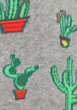 Bawełniane skarpetki damskie w kaktusy SC Cactus Marilyn