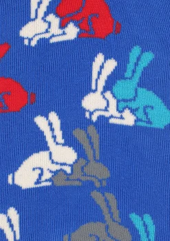 Bawełniane stopki męskie w króliki Footies Men Happy Bunnies Marilyn