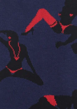 Bawełniane stopki męskie z tancerkami Footies Men Gogo Marilyn