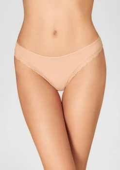 Bawełniane stringi damskie z koronką Infinity Poupee Marilyn