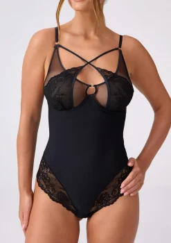 Body z delkatnej mikrofibry, koronki i tiulu z linii HOT - Fantasy Dream