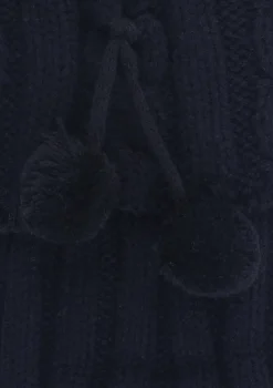 Krótkie getry damskie z pomponami Angora Short Pom Pom Marilyn