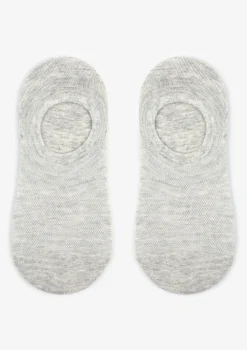 Stopki dziecięce szare z silikonem Footies Kids Marilyn